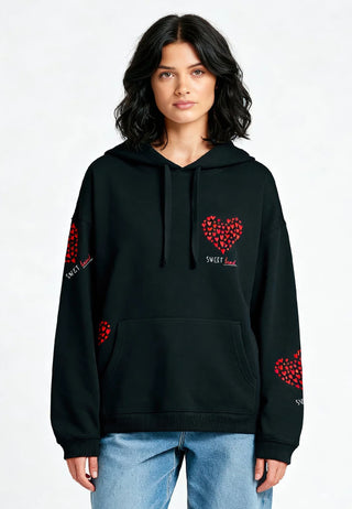 Hoodie Oversize Brodé "Too Sweet"