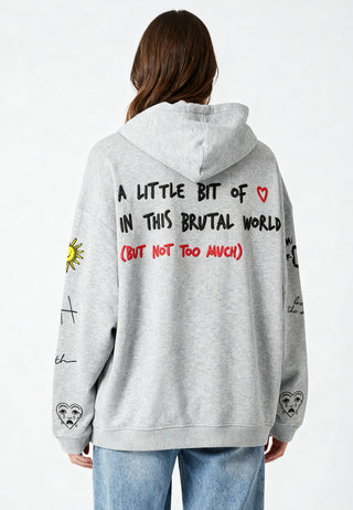 Hoodie Oversize Brodé "Brutal"
