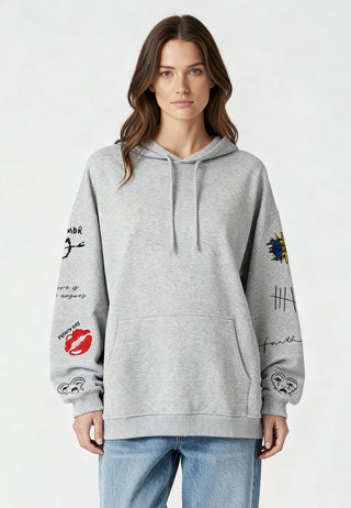 Hoodie Oversize Brodé "Brutal"