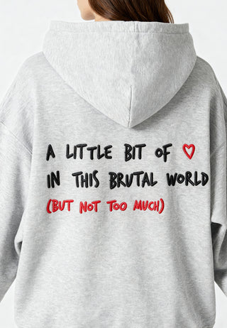 Hoodie Oversize Brodé "Brutal"