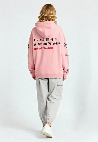 Hoodie Oversize Brodé "Brutal"