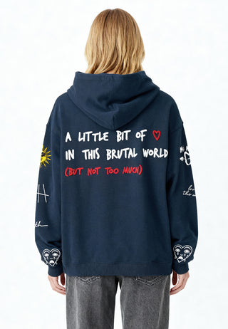 Hoodie Oversize Brodé "Brutal"
