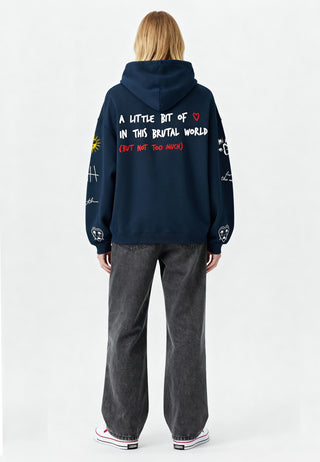 Hoodie Oversize Brodé "Brutal"