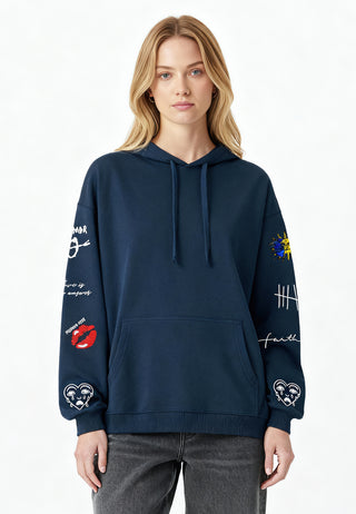 Hoodie Oversize Brodé "Brutal"