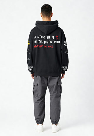 Hoodie Oversize Brodé "Brutal"
