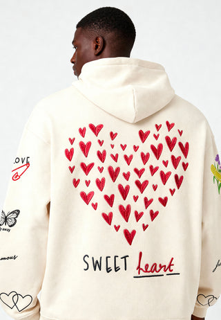 Hoodie Oversize Brodé "Sweetheart"