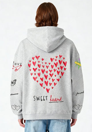 Hoodie Oversize Brodé "Sweetheart"