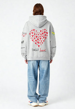 Hoodie Oversize Brodé "Sweetheart"