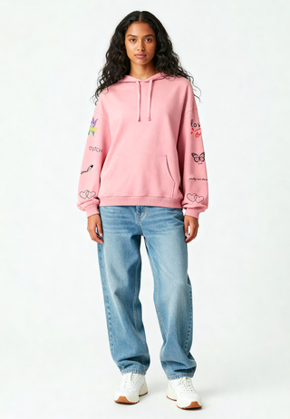 Hoodie Oversize Brodé "Sweetheart"