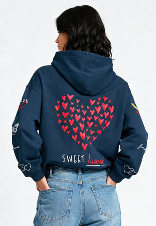 Hoodie Oversize Brodé "Sweetheart"
