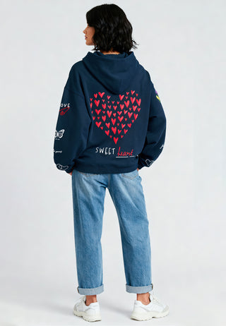 Hoodie Oversize Brodé "Sweetheart"