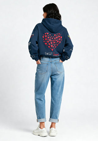 Hoodie Oversize Brodé "Sweetheart"