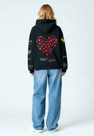 Hoodie Oversize Brodé "Sweetheart"