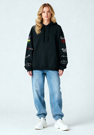 Hoodie Oversize Brodé "Sweetheart"