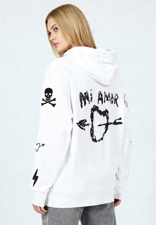 Hoodie à Zip Brodé "Mi Amor"