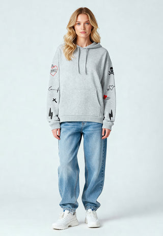 Hoodie Oversize Brodé "Mi Amor"