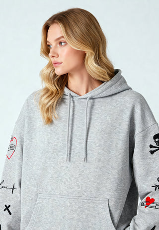 Hoodie Oversize Brodé "Mi Amor"