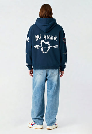 Hoodie Oversize Brodé "Mi Amor"