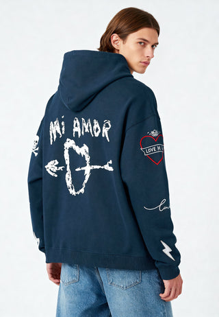 Hoodie Oversize Brodé "Mi Amor"