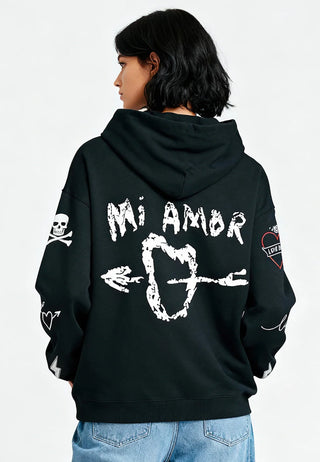 Hoodie Oversize Brodé "Mi Amor"