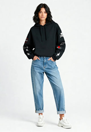 Hoodie Oversize Brodé "Mi Amor"