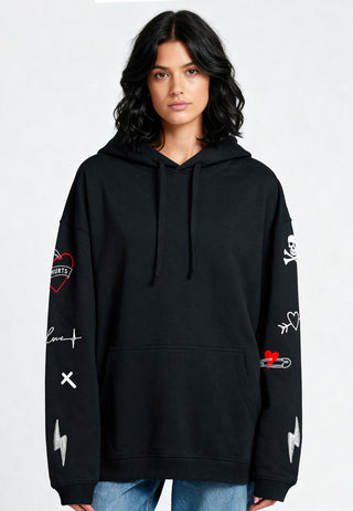 Hoodie Oversize Brodé "Mi Amor"