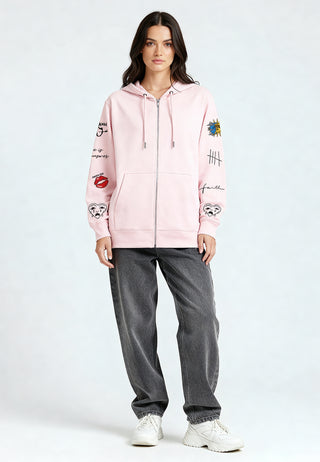 Hoodie à Zip Brodé "Brutal"