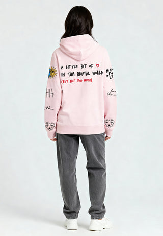 Hoodie à Zip Brodé "Brutal"