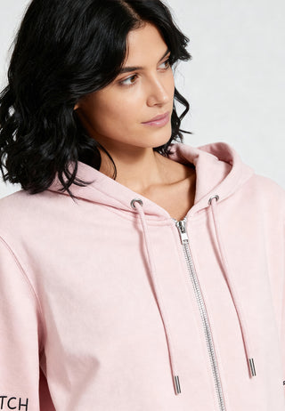 Hoodie à Zip Brodé "Sweetheart"