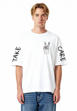T-shirt Oversize "Take Care"