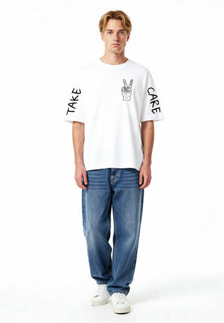 T-shirt Oversize "Take Care"