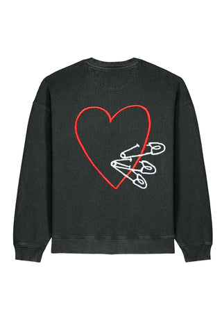 Sweatshirt Oversize Brodé "Pins"