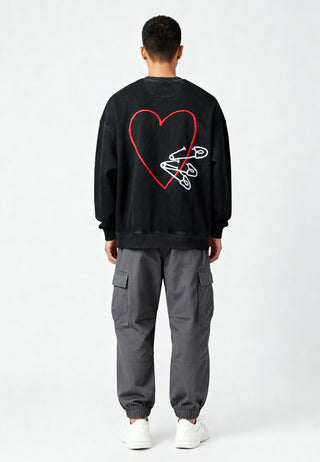 Sweatshirt Oversize Brodé "Pins"