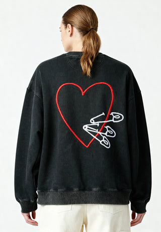 Sweatshirt Oversize Brodé "Pins"