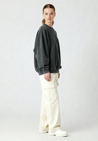 Sweatshirt Oversize Brodé "Pins"