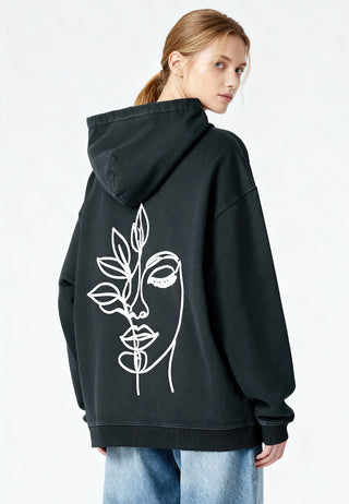 Hoodie Oversize Brodé "Serenity"