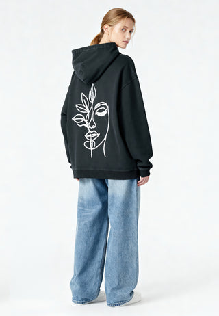 Hoodie Oversize Brodé "Serenity"