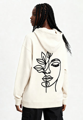 Hoodie Oversize Brodé "Serenity"