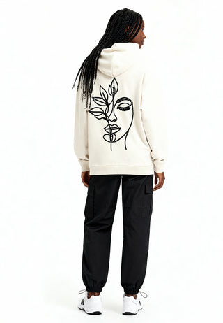 Hoodie Oversize Brodé "Serenity"