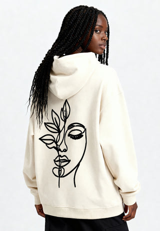 Hoodie Oversize Brodé "Serenity"