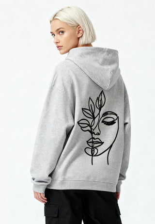 Hoodie Oversize Brodé "Serenity"