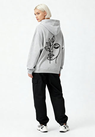 Hoodie Oversize Brodé "Serenity"