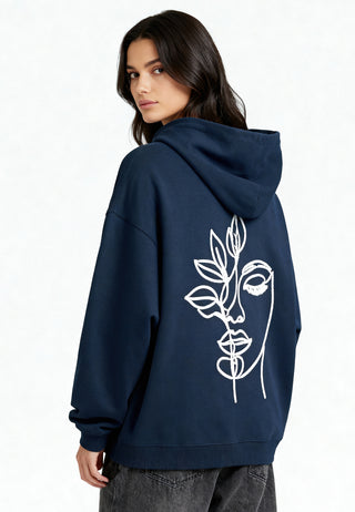 Hoodie Oversize Brodé "Serenity"