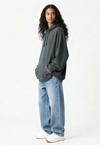 Hoodie Oversize Brodé "Kiss"