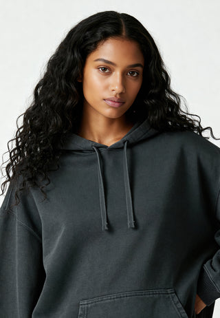 Hoodie Oversize Brodé "Kiss"