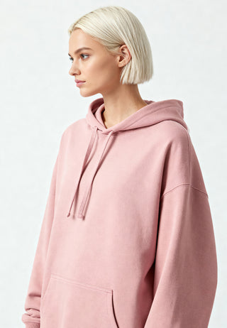 Hoodie Oversize Brodé "Kiss"