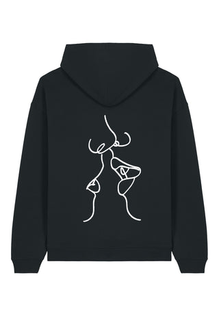 Hoodie Oversize Brodé "Kiss"