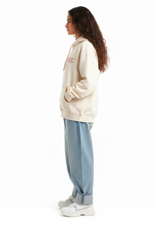 Hoodie Oversize Brodé "Flowers"