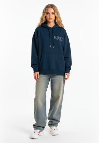 Hoodie Oversize Brodé "Flowers"