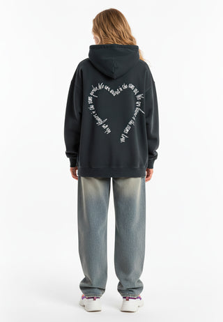 Hoodie Oversize Brodé "Flowers"